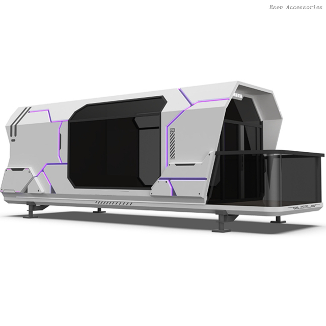 Casa móvil prefabricada portátil, Villa, Hotel, cápsula espacial prefabricada Modular, casa contenedor Glamping