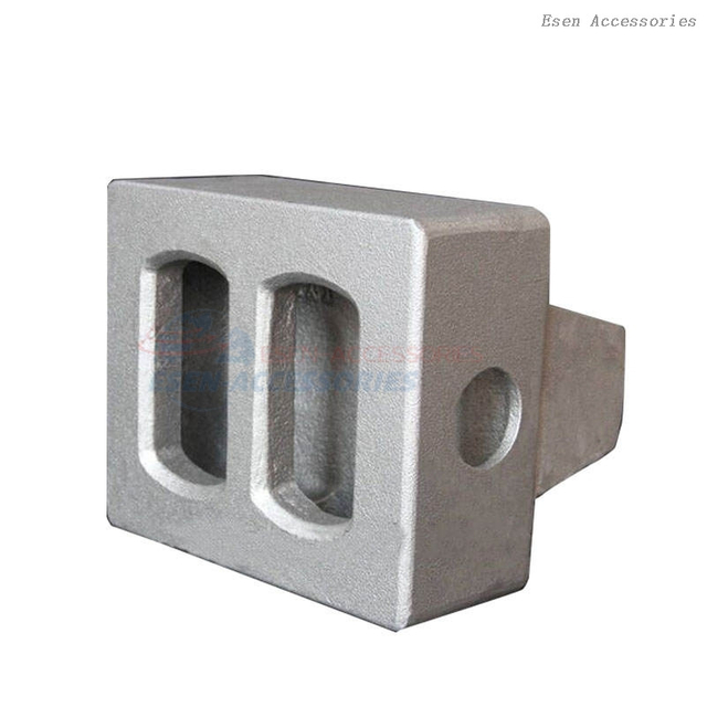 Contenedor de envío de 53 pies de acero fundido SCW480 con certificación ABS e ISO, accesorios de esquina de cuerpo ancho, fundición para América del Norte