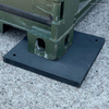 Nuevos patas de nivel de soporte de contenedor de envío de 20 pies Pats ajustables y kits de losas de concreto