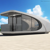 Casa modular pequeña prefabricada de la cápsula del espacio del hogar del envase de la cápsula del centro turístico móvil 