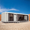 Casa móvil prefabricada al aire libre cabina contenedor prefabricado Modular cápsula espacial pequeña casa para hoteles Villa 
