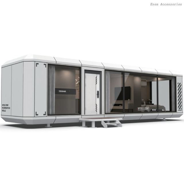 Casa móvil prefabricada al aire libre cabina contenedor prefabricado Modular cápsula espacial pequeña casa para hoteles Villa 