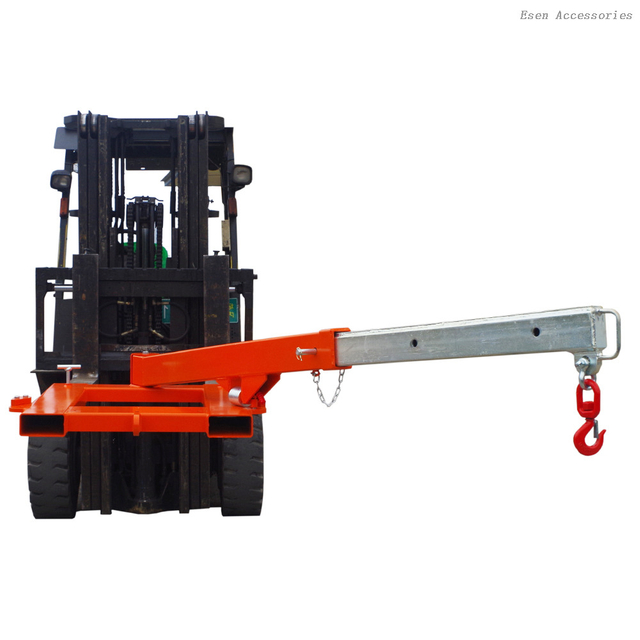 Accesorio de elevación para montacargas, montacargas de alta resistencia, grúa, brazo, montacargas, extensiones de giro telescópicas, pluma