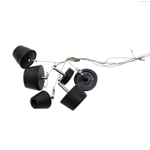 Tapón de drenaje para contenedor refrigerado con cordón de alambre de acero, tapón de drenaje de goma para contenedor refrigerado 