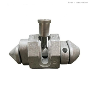 Cerradura semiautomática horizontal de la torsión del envase de Twistlocks del conector del contenedor del ISO