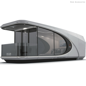 Casa modular pequeña prefabricada de la cápsula del espacio del hogar del envase de la cápsula del centro turístico móvil 
