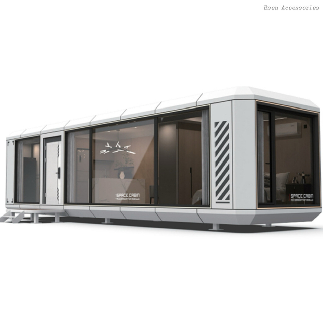 Casa móvil prefabricada al aire libre cabina contenedor prefabricado Modular cápsula espacial pequeña casa para hoteles Villa 