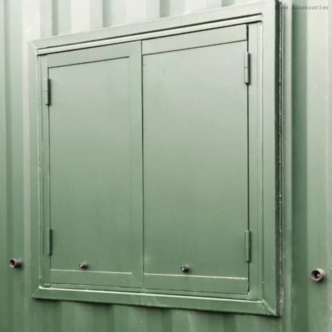 Obturador anti de la ventana del vandalismo de la casa prefabricada de acero resistente del contenedor