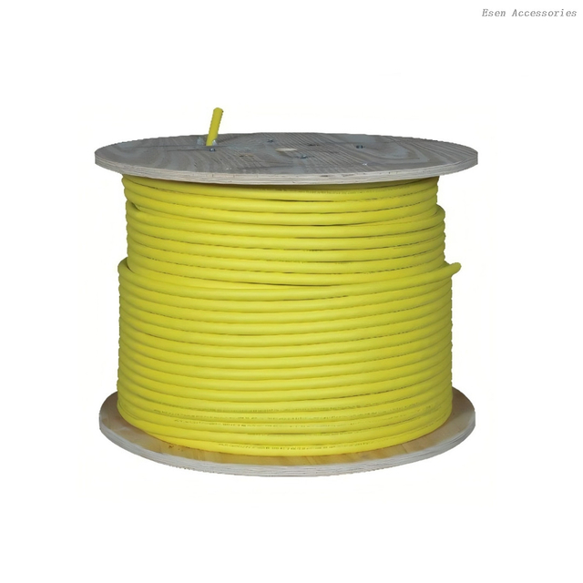 Cable de transmisión marino amarillo del conductor de cobre de la base del envase 4 del chaquetón de la alta flexibilidad 
