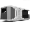 Hogar portátil modular prefabricado del envase del hotel de lujo de la casa pequeña de la cápsula espacial prefabricada móvil 