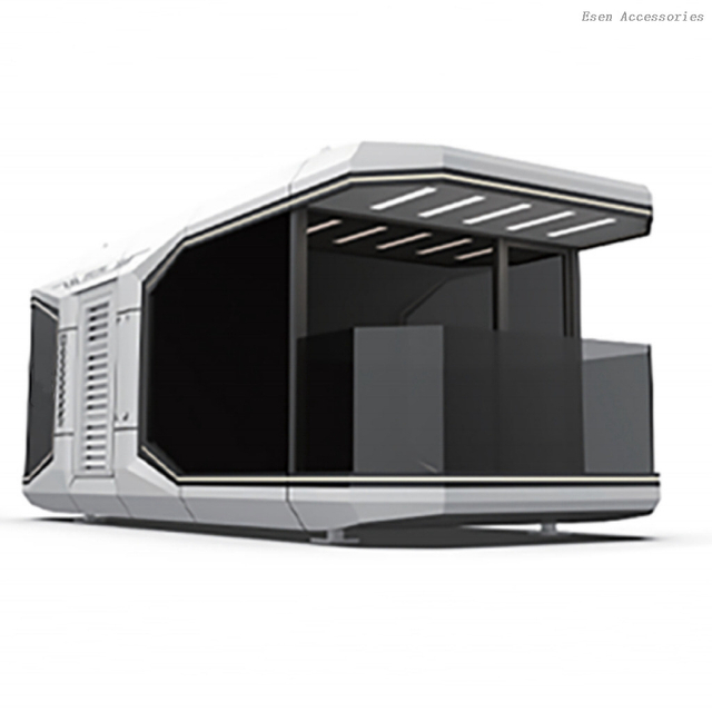 Hogar portátil modular prefabricado del envase del hotel de lujo de la casa pequeña de la cápsula espacial prefabricada móvil 