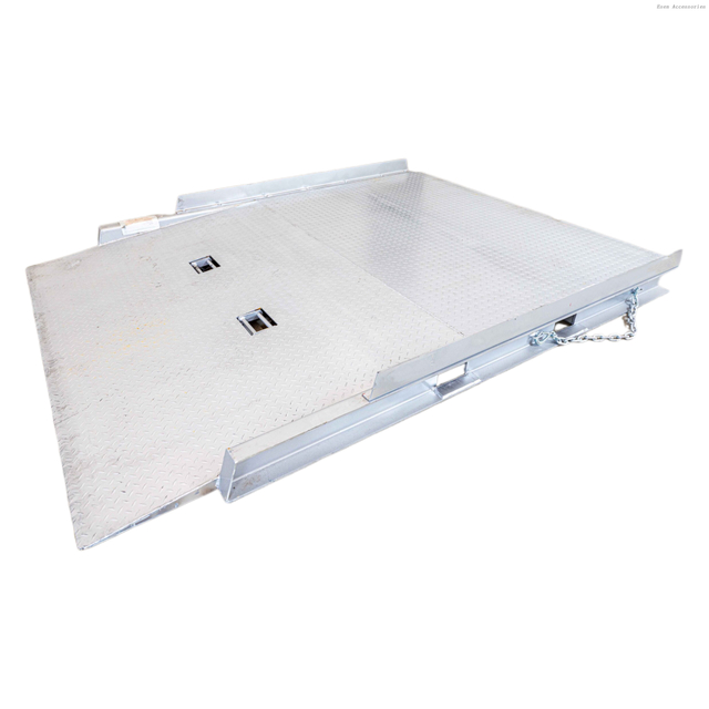 Rampa de carga y descarga de contenedores de carretilla elevadora larga resistente de 8 toneladas para almacén