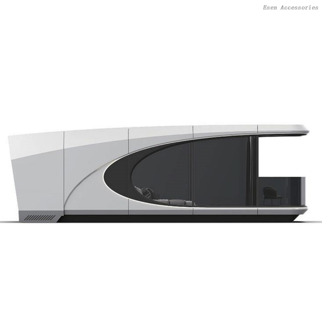 Casa modular pequeña prefabricada de la cápsula del espacio del hogar del envase de la cápsula del centro turístico móvil 