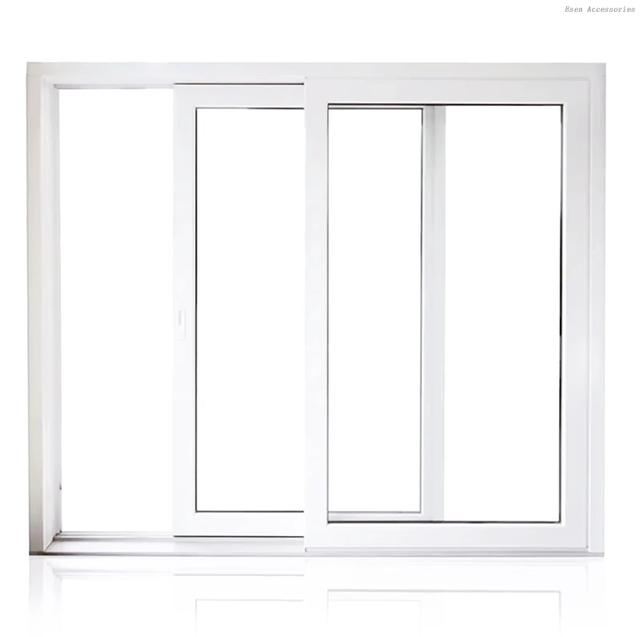 Contenedor de envío de ventana de casa prefabricada de aluminio, ventana corrediza de acristalamiento simple o doble