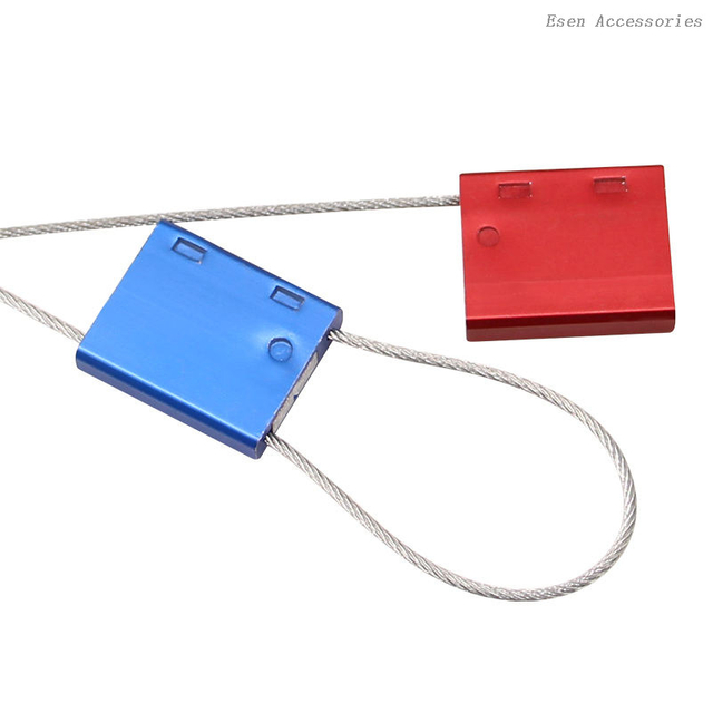 Sello de alta seguridad, alambre de acero, aleación de aluminio, sellos de Cable metálico, bloqueo, sellos de alambre para contenedor de envío 