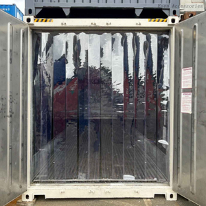 Contenedor refrigerado OEM personalizable, cortina de tiras de PVC, cortina de aislamiento resistente al frío para transporte de cadena de frío 