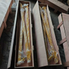 Kit de barra de remolque Triangular ISO de yugo de carretilla elevadora de movimiento de contenedor de envío plegable de 35 toneladas para movimiento de contenedores de patio