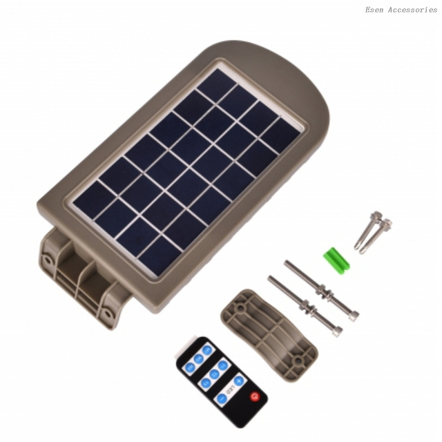 Luz solar de contenedor de envío inalámbrico de 20W IP65 Luz de calle alimentada por LED solar impermeable con sensor de movimiento PIR