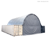 Cubierta de contenedor Industrial de PVC con marco de acero de 20 pies y 40 pies, toldo de techo, cobertizo de almacenamiento impermeable, tienda para contenedor de envío