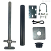 Kit de poste para uso general de contenedor de envío a prueba de herrumbre fácil de instalar para reflector, CCTV y fijación de luces