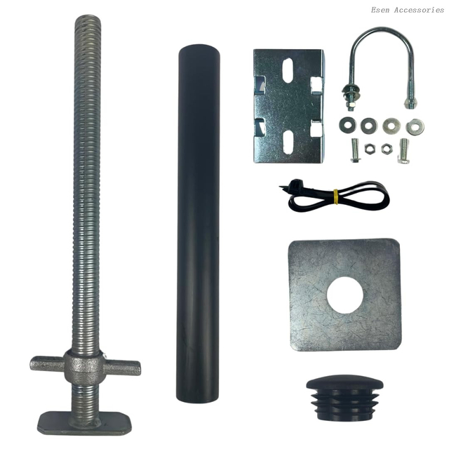 Kit de poste para uso general de contenedor de envío a prueba de herrumbre fácil de instalar para reflector, CCTV y fijación de luces