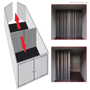 Sin soldadura, contenedor de envío de alta resistencia, pared divisoria interna, pared divisoria de contenedor de acero extraíble para espacio personalizado