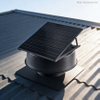 Ventilador de techo Solar ajustable, resistente a la intemperie, 35W, alto flujo de aire, extractor de ático Solar para taller Industrial, cobertizo de fábrica
