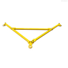 Kit de barra de remolque Triangular ISO de yugo de carretilla elevadora de movimiento de contenedor de envío plegable de 35 toneladas para movimiento de contenedores de patio