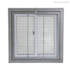 Ventana corrediza antirrobo de aluminio personalizada moderna popular del contenedor con parrilla de seguridad 
