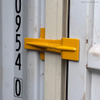 Soporte universal para puerta de seguridad de contenedor de envío de aluminio con recubrimiento en polvo de 20/40 pies con imán 