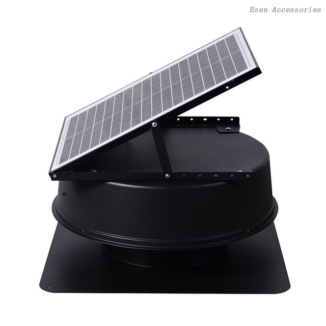 Ventilador de techo Solar ajustable, resistente a la intemperie, 35W, alto flujo de aire, extractor de ático Solar para taller Industrial, cobertizo de fábrica