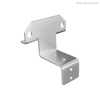 Contenedor de envío de aluminio de calibre 12, Kit de soportes de marco de perno de acero, modificación de lata de mar, soporte de montaje en pared Interior sin soldadura