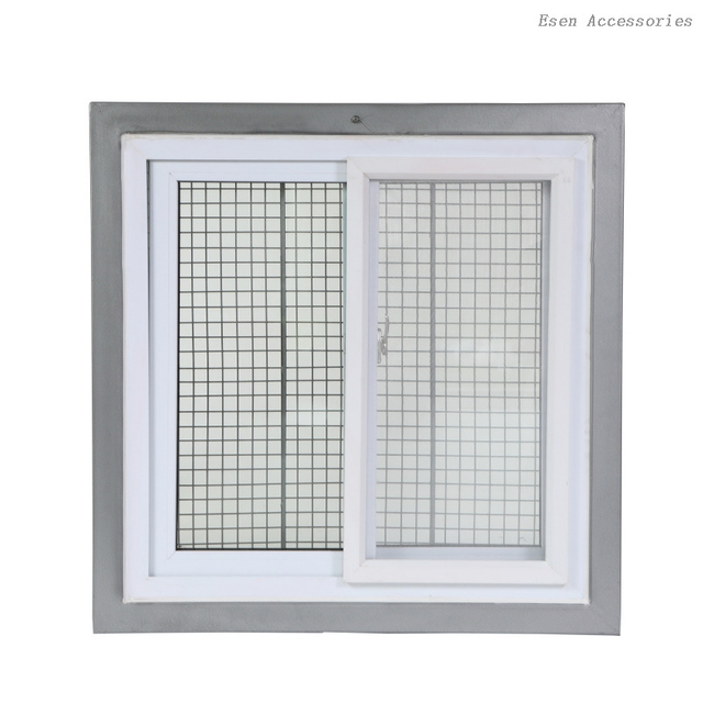 Ventana corrediza antirrobo de aluminio personalizada moderna popular del contenedor con parrilla de seguridad 