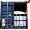 Bolsa flexible desechable Flexitank de contenedor de 20 pies de calidad alimentaria 24000L con mamparo y válvula para transporte de líquidos a granel