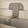 Contenedor de envío de aluminio de calibre 12, Kit de soportes de marco de perno de acero, modificación de lata de mar, soporte de montaje en pared Interior sin soldadura