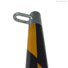 Poste de barandilla de contenedor móvil galvanizado, poste de seguridad ISO Twistlock para contenedores de envío