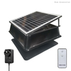 Eficiencia silenciosa, Motor de CC de 40W, ventilador de escape de ventilación de techo Solar de 14 pulgadas para ventilación de garaje, almacén, ático, coche RV