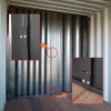 Sin soldadura, contenedor de envío de alta resistencia, pared divisoria interna, pared divisoria de contenedor de acero extraíble para espacio personalizado
