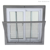 Ventana corrediza antirrobo de aluminio personalizada moderna popular del contenedor con parrilla de seguridad 