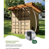 Kit de soportes de techo para contenedores de envío, soportes de armadura de madera para modificación de contenedores de envío